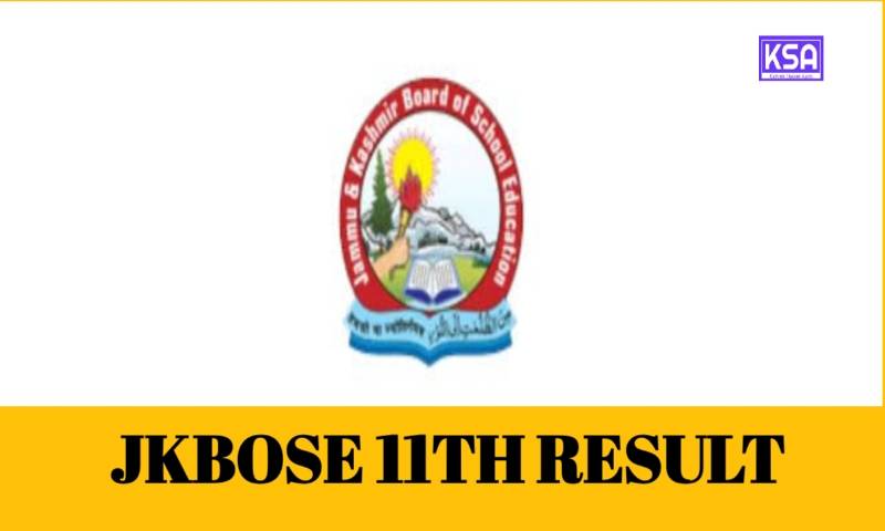 JKBOSE 11th Result 2025: Check Name & Roll Number Wise Marksheet at jkbose.nic.in